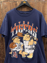 Load image into Gallery viewer, Detroit Tigers Vintage 1994 Flintstones Tee Navy ABC Vintage 