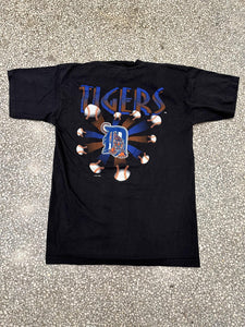 Detroit Tigers Vintage 1994 Tiger Through D Multiple Baseballs Black ABC Vintage 