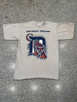 Detroit Tigers Vintage 1994 Tiger Through D Salem Tee Grey ABC Vintage 