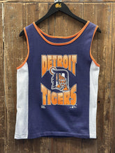 Load image into Gallery viewer, Detroit Tigers Vintage 1996 Tank Top Navy White Mesh ABC Vintage 