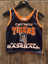 Load image into Gallery viewer, Detroit Tigers Vintage 1997 Youth Basketball Jersey Navy Orange ABC Vintage 