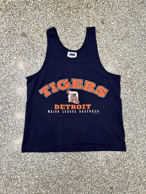 Detroit Tigers Vintage 1998 Tank Top Navy ABC Vintage 