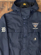 Load image into Gallery viewer, Detroit Tigers Vintage 2000s Carhartt Comerica Park Event Staff Windbreaker Jacket Navy ABC Vintage 