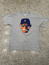 Load image into Gallery viewer, Detroit Tigers Vintage 2000s Jim Leyland Smoking The Dirty Trick Tee Grey ABC Vintage 