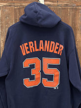 Load image into Gallery viewer, Detroit Tigers Vintage 2000s Justin Verlander Hoodie Faded Navy ABC Vintage 