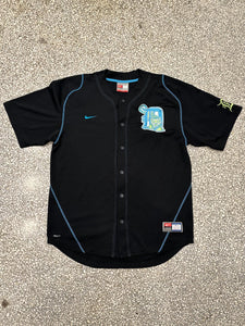 Detroit Tigers Vintage 2000s Nike Baseball Jersey Black Neon ABC Vintage 