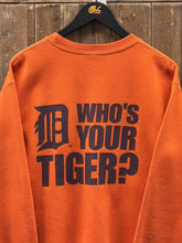 Load image into Gallery viewer, Detroit Tigers Vintage 2000s Who's Your Tiger Crewneck Orange ABC Vintage 