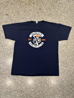 Detroit Tigers Vintage 2000s Win Lose or Die Tigers Fan Til I Die Tee Navy ABC Vintage 