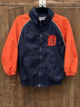 Load image into Gallery viewer, Detroit Tigers Vintage 2000s Youth Track Jacket Navy Orange ABC Vintage 