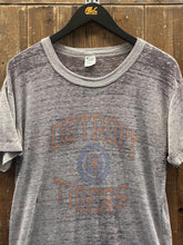 Load image into Gallery viewer, Detroit Tigers Vintage 80s Champion Tee Paper Thin Faded Grey ABC Vintage 