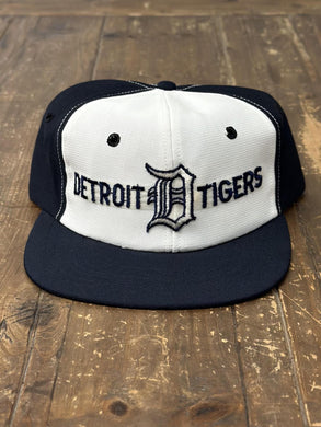 Detroit Tigers Vintage 80s New Era Snapback Navy White ABC Vintage 