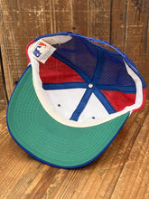 Load image into Gallery viewer, Detroit Tigers Vintage 80s Old English D Logo Trucker Hat White Red Blue ABC Vintage 