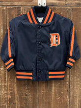 Load image into Gallery viewer, Detroit Tigers Vintage 80s Youth Chalk Line Jacket Navy ABC Vintage 