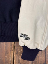 Load image into Gallery viewer, Detroit Tigers Vintage 90s Chalk Line Wool Leather Varsity Jacket Black Cream ABC Vintage 