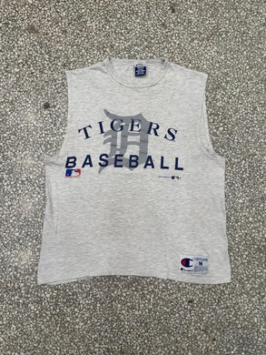 Detroit Tigers Vintage 90s Champion Cutoff Grey ABC Vintage 