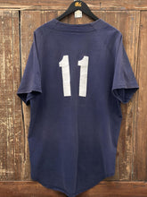 Load image into Gallery viewer, Detroit Tigers Vintage 90s D Patch Soffe Cotton Baseball Jersey Faded Navy ABC Vintage 