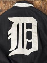 Load image into Gallery viewer, Detroit Tigers Vintage 90s Jeff Hamilton Varsity Jacket Black White Pinstripes ABC Vintage 