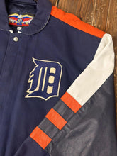 Load image into Gallery viewer, Detroit Tigers Vintage 90s Jeff Hamilton Varsity Jacket Navy Orange ABC Vintage 