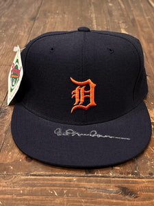 Detroit Tigers Vintage 90s New Era Fitted Hal Newhouser Autographed ABC Vintage 