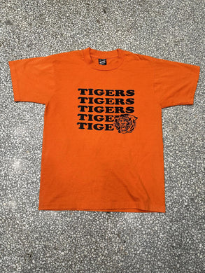 Detroit Tigers Vintage 90s Repeat Tigers Fruit Of The Loom Best Tee Orange ABC Vintage 
