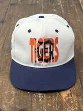 Load image into Gallery viewer, Detroit Tigers Vintage 90s Spell Out Orange Logo Snapback Cream Navy ABC Vintage 