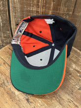 Load image into Gallery viewer, Detroit Tigers Vintage 90s Split Starter Snapback Navy Orange ABC Vintage 