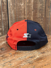 Load image into Gallery viewer, Detroit Tigers Vintage 90s Split Starter Snapback Navy Orange ABC Vintage 