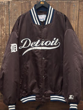 Load image into Gallery viewer, Detroit Tigers Vintage 90s Starter Bomber Jacket Brown ABC Vintage 