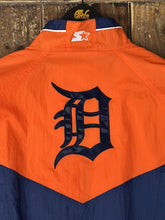Load image into Gallery viewer, Detroit Tigers Vintage 90s Starter Track Jacket Orange Navy White ABC Vintage 
