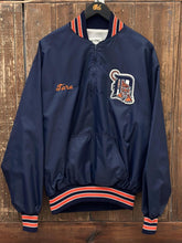Load image into Gallery viewer, Detroit Tigers Vintage 90s Tara DeLong Quarter Zip Windbreaker Pullover Jacket Navy ABC Vintage 