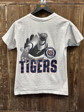 Load image into Gallery viewer, Detroit Tigers Vintage 90s Youth Nutmeg Breaking Through Tee Grey ABC Vintage 
