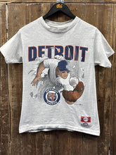 Load image into Gallery viewer, Detroit Tigers Vintage 90s Youth Nutmeg Breaking Through Tee Grey ABC Vintage 