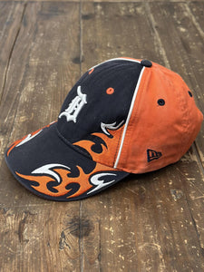 Detroit Tigers Vintage Youth New Era Hat Faded Black Orange ABC Vintage 