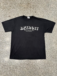 Detroit Vintage 90s It's a Friendly Place You Asshole Faded Black ABC Vintage 