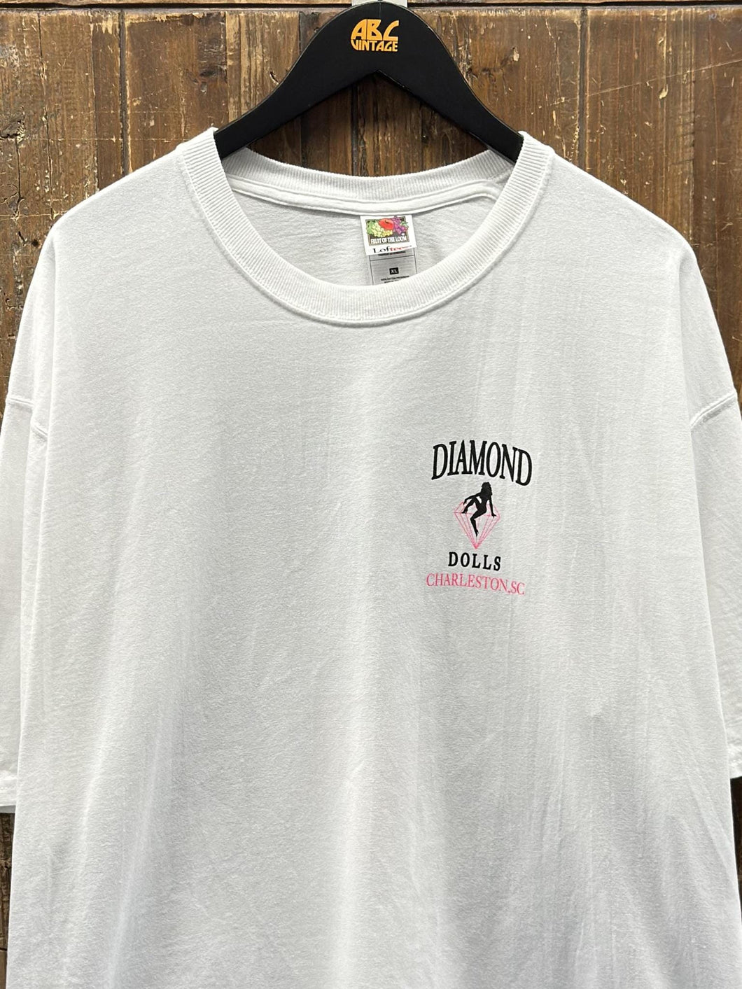 Diamond Dolls Vintage 90s Tee White ABC Vintage 