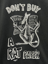 Load image into Gallery viewer, Don&#39;t Buy A Rat Paper Vintage 90s Tee Black ABC Vintage 