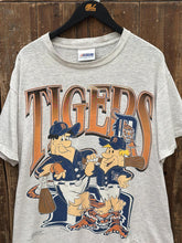 Load image into Gallery viewer, Detroit Tigers Vintage 1994 Flintstones Tee Faded Grey