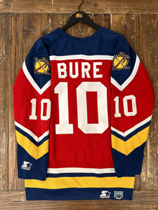 Florida Panthers Pavel Bure Vintage 90s Starter Hockey Jersey ABC Vintage 
