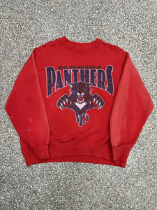 Florida Panthers Vintage 90s Crewneck Faded Red ABC Vintage 