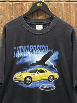 Ford Vintage 90s Thunderbird Tee Black ABC Vintage 