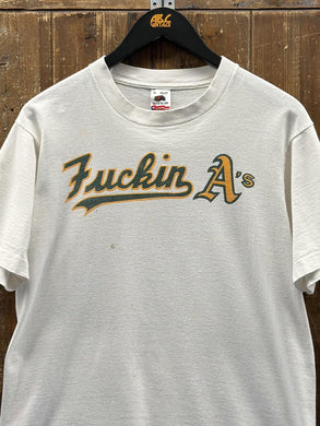 Fuckin A's Vintage 90s Tee White ABC Vintage 