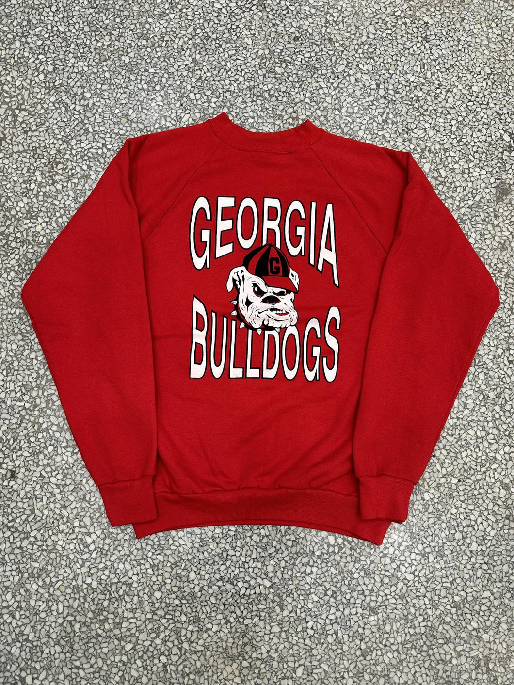 Georgia Bulldogs Vintage 90s Crewneck Red ABC Vintage 