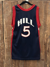 Load image into Gallery viewer, Grant Hill Vintage 90s Youth USA Team Champion Jersey Navy ABC Vintage 