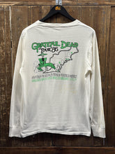 Load image into Gallery viewer, Grateful Dead Vintage 1986 Wanted: Dead And Alive L/S Tee Cream White ABC Vintage 