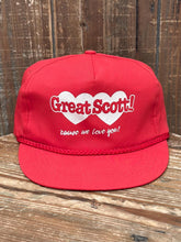 Load image into Gallery viewer, Great Scott Vintage 90s Hat Red ABC Vintage 