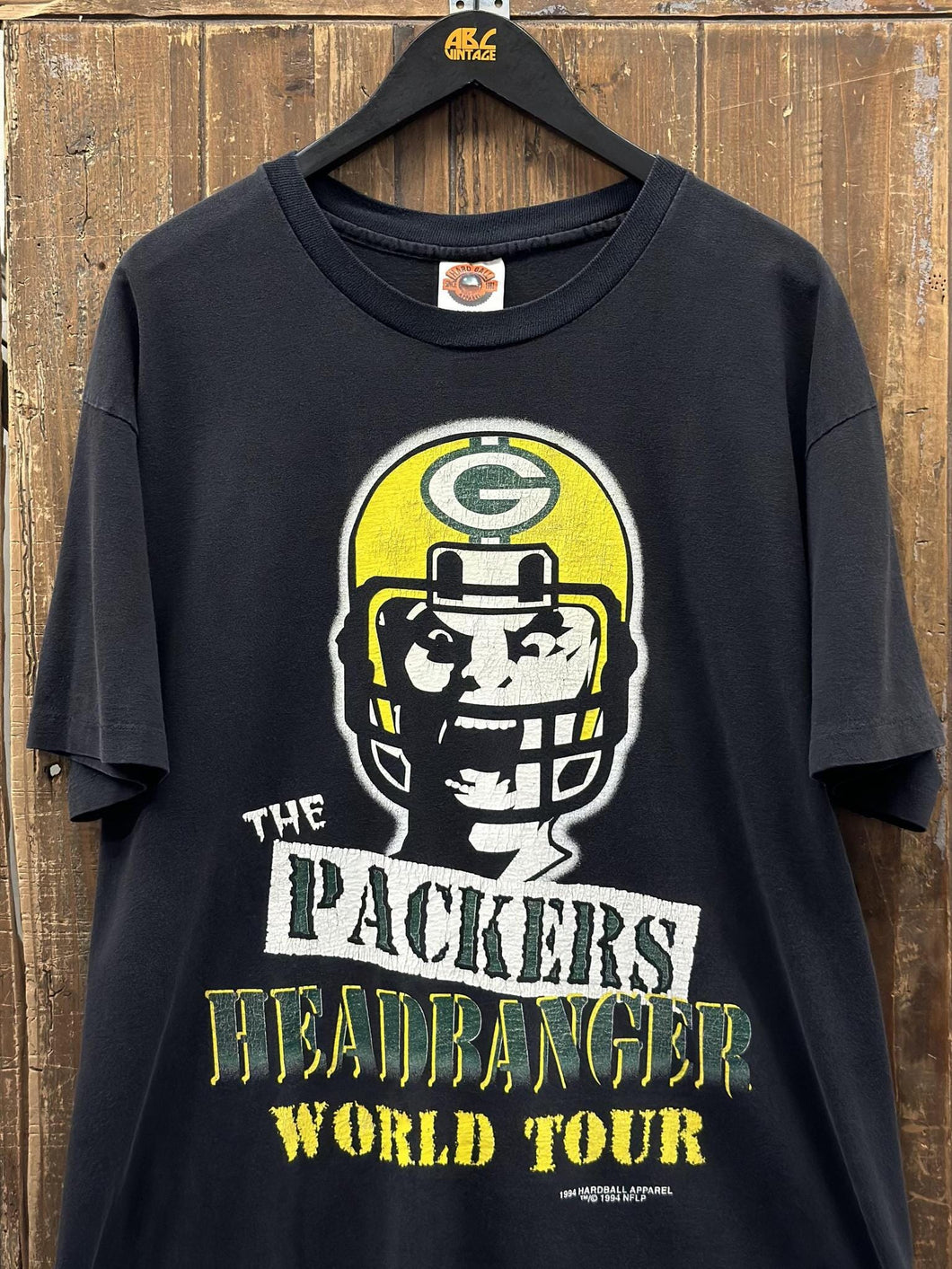 Green Bay Packers Vintage 1994 Head Banger World Tour ABC Vintage 