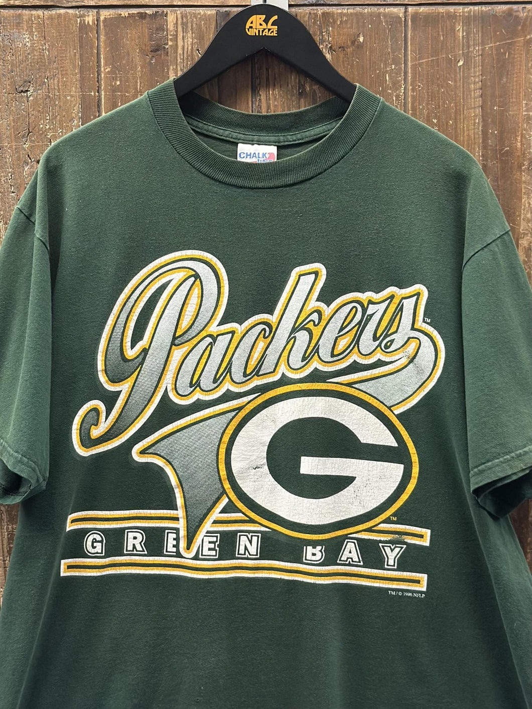 Green Bay Packers Vintage 1996 Chalk Line Tee Green ABC Vintage 