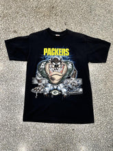Load image into Gallery viewer, Green Bay Packers Vintage 1997 Taz Tee Black ABC Vintage 
