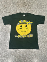 Load image into Gallery viewer, Green Bay Packers Vintage 90s Emoji I Love You Man Fruit of The Loom Tee Green ABC Vintage 