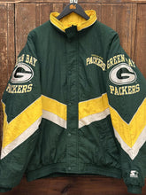 Load image into Gallery viewer, Green Bay Packers Vintage 90s Pro Line Starter Jacket Green ABC Vintage 